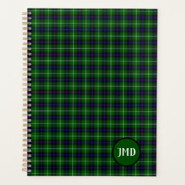 Agenda MacDonald Tartan Monograma escocês