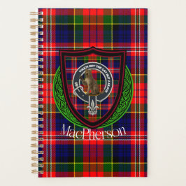 Agenda MacPherson Scottish Clan Tartan & Crest