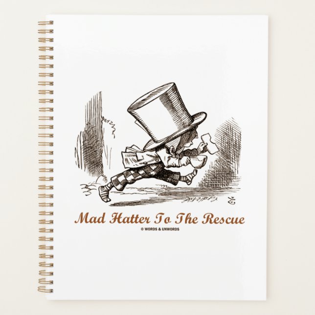 Agenda Mad Hatter Para O Sentimento De Emergência (Frente)