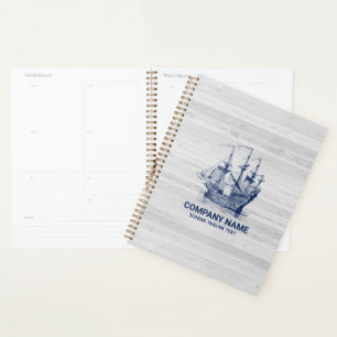 Agenda Madeira Branqueada Chic e Barco de Navegação Marin