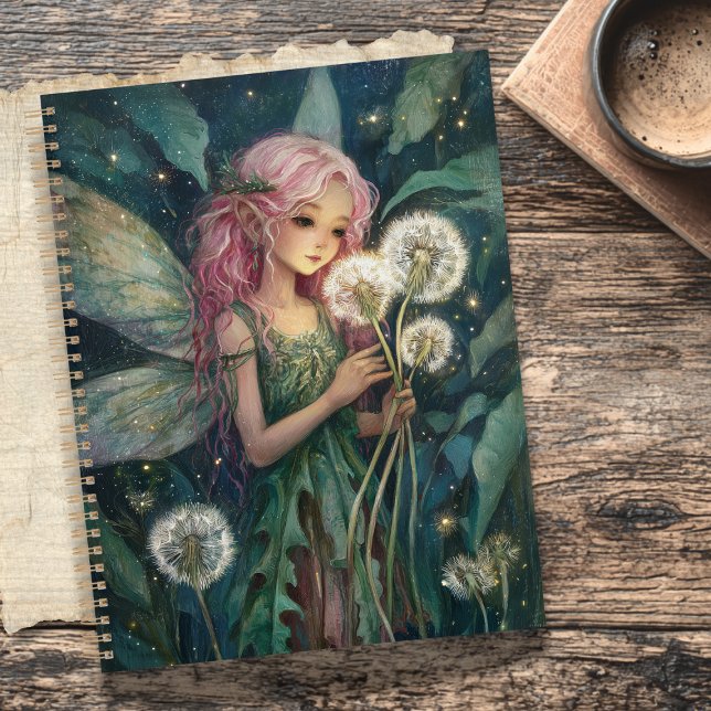 Agenda Magical Night Garden Fairy and Dandelion Wishes (Criador carregado)