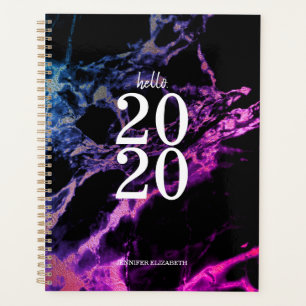 Agenda Magical Shine Purple Hello 2020 Cute