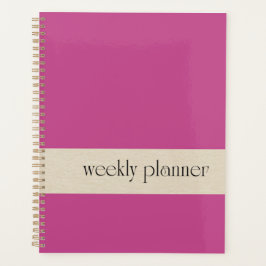 Agenda Magnolia cobrir Weekly Planner