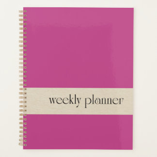 Agenda Magnolia cobrir Weekly Planner