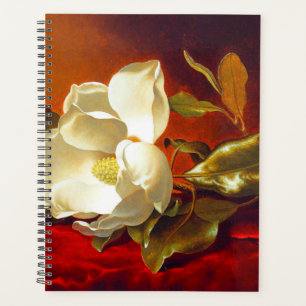 Agenda Magnolia em Red Velvet Martin Johnson Heade