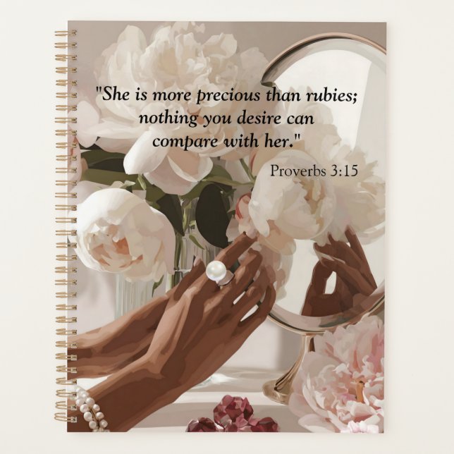 Agenda "Mais Precioso Que Rubis" (Frente)