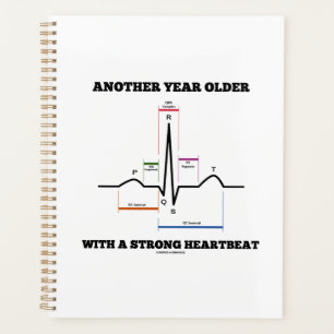 Agenda Mais Um Ano Com EKG De ECG De Pulso Forte