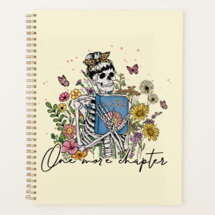 Agenda Mais um Capítulo Esqueleto Floral