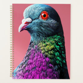 Agenda Majestade da Pombo Real Retrato de Ave Realista e 