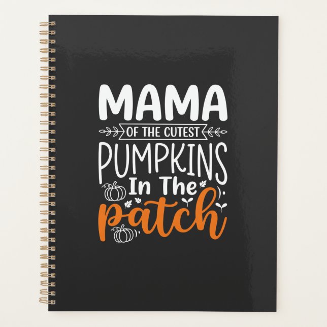 Agenda Mama Pumpkins Patch Design de Halloween_1 (Frente)