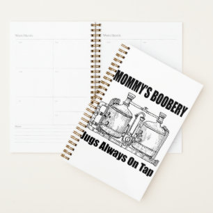 Agenda Mamãe Boobery Jugs Sempre Na Toque
