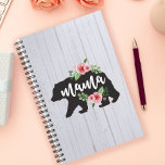 Agenda Mamãe Ursa Elegante Flores Russas Florais Mãe<br><div class="desc">Celebre a maternidade com este elegante planejador floral rústico rústico e floral. Perfeito para mães que amam designs inspirados na natureza e na na moda, este planejador combina encanto rústico com funcionalidade prática. O belo trabalho de arte floral e o motif "Mama Bear" acrescentam um toque de calor à sua...</div>