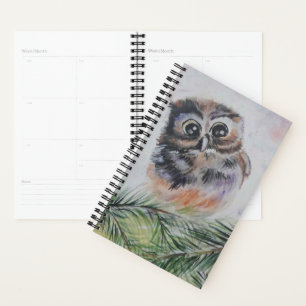 Agenda Mamães... - Impressão a Aquarela