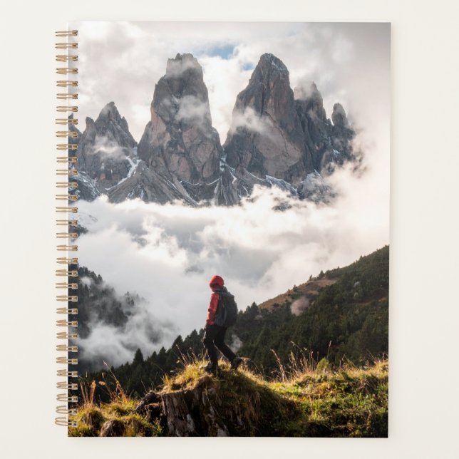 Agenda man on misty mountains (Frente)