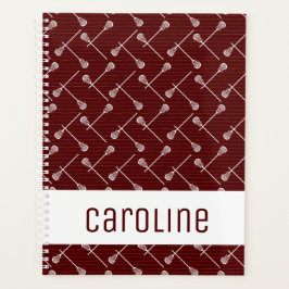 Agenda Manchas brancas de Maroon Lacrosse Patteradas