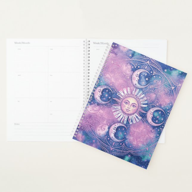 Agenda Mandala da Galáxia da Nebulosa do Sol e da Lua Cel (Exibição)