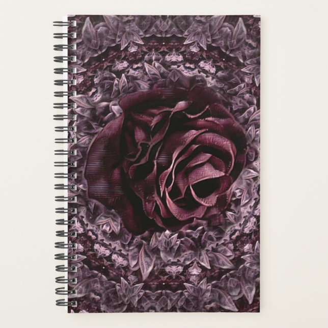 Agenda Mandala de Rosa  (Frente)