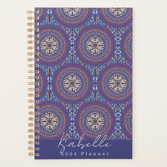 Agenda Mandala Purple (Frente)