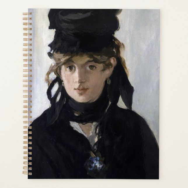 Agenda Manet - Berthe Morisot com um buquê de violetas (Frente)