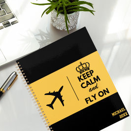 Agenda Mantenha a Calma e Continue Voando, Aviação, Engra