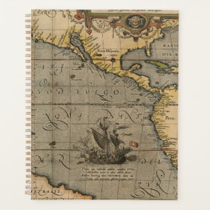 Agenda Mapa antigo antigo inspirado (14) Bagagem