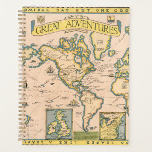 Agenda Mapa de Aventuras de Excelente