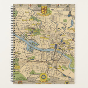 Agenda Mapa de Glasgow, Inglaterra