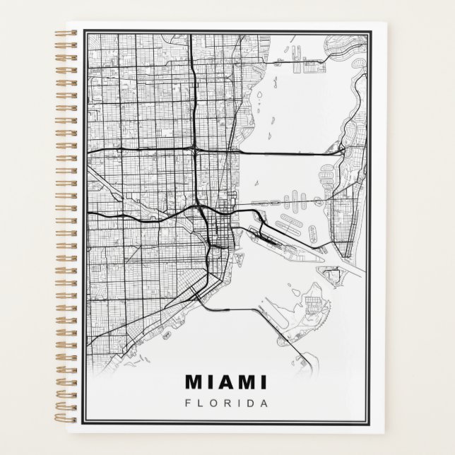 Agenda Mapa de Miami (Frente)