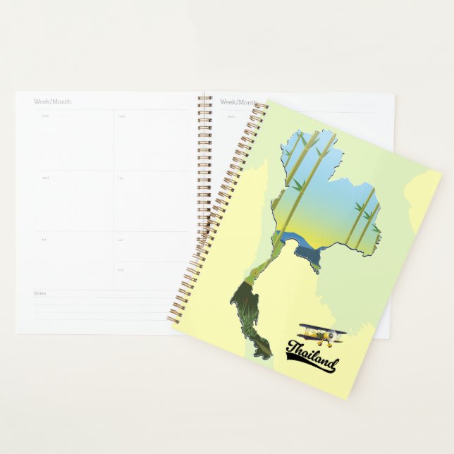 Agenda Mapa de Viagem da Tailândia (Exibição)