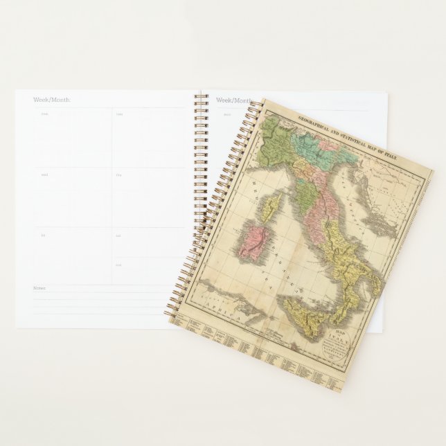Agenda Mapa do Atlas de Conologia da Itália (Exibição)