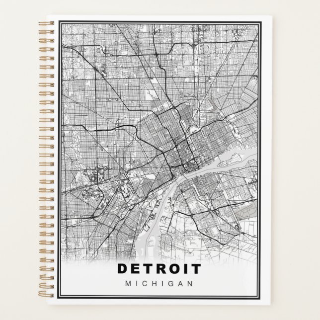 Agenda Mapa do Detroit (Frente)