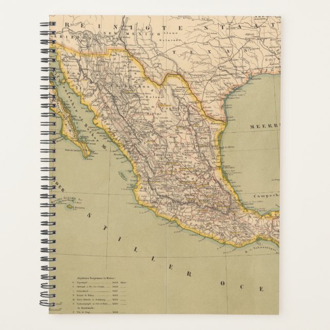 Agenda Mapa do México (Frente)