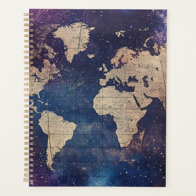 Agenda Mapa do Mundo Celestial Roxo (11) (Frente)