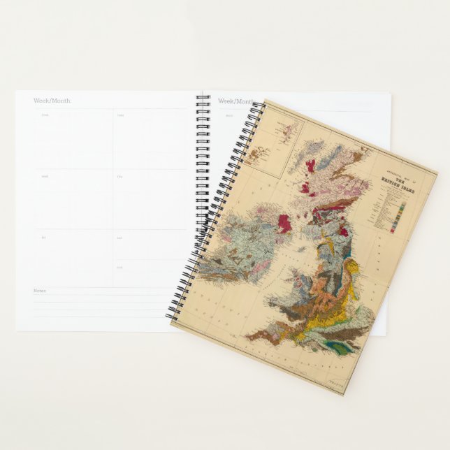 Agenda Mapa geológico, Ilhas Britânicas (Exibição)