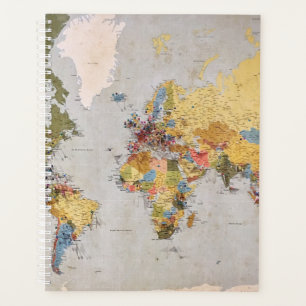 Agenda mapa mundial
