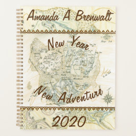 Agenda Mapa rotulado de Trino