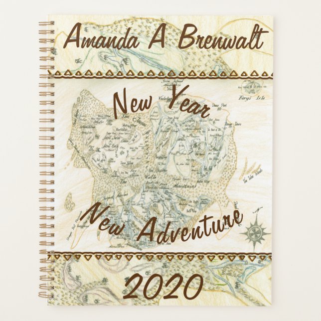 Agenda Mapa rotulado de Trino (Frente)