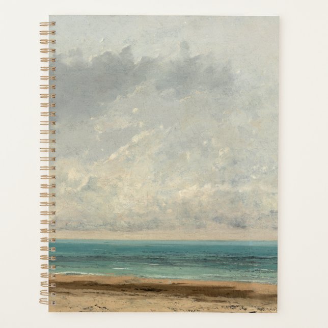 Agenda Mar Calmo - Gustave Courbet (Frente)