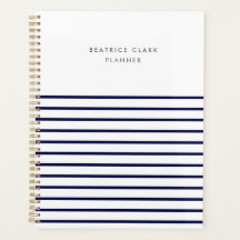 Marinho de faixa náutica Na moda azul moderna de t