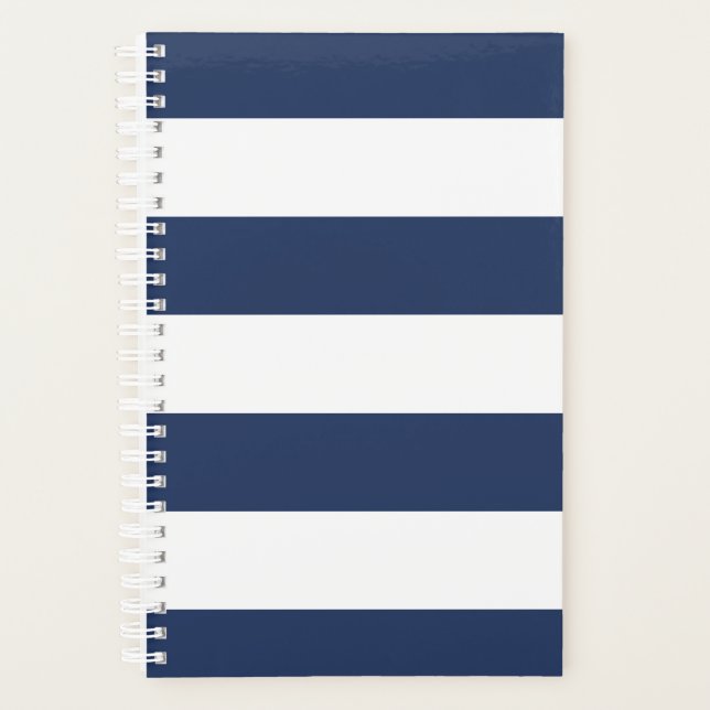 Agenda Marinho Striped (Frente)