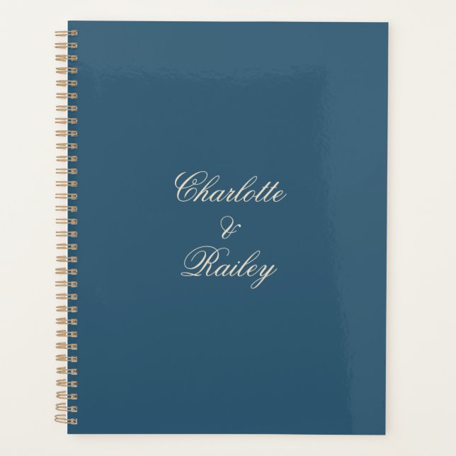 Agenda Marinho White Wedding (Frente)