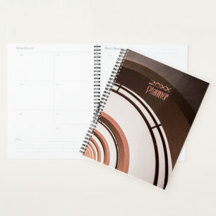 Agenda Marrom do ano personalizado
