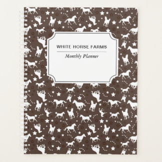 Agenda Marrom Equestre Equestre Equestre de Galloping