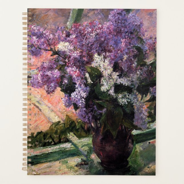 Agenda Mary Cassatt - Lilases em uma janela (Frente)