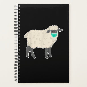 Agenda Máscara de Visto simples de ovelhas Bonito pres