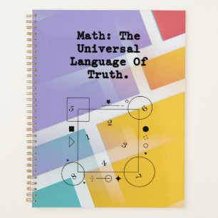 Agenda Matemática Linguagem Universal Educador de Verda