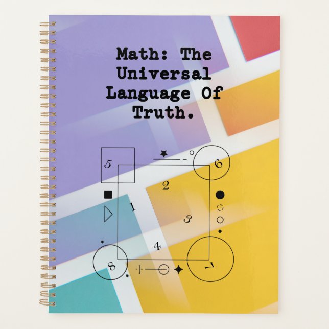 Agenda Matemática Linguagem Universal | Educador de Verda (Frente)
