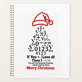 Agenda Math Christmas Tree Planner - Love Gift