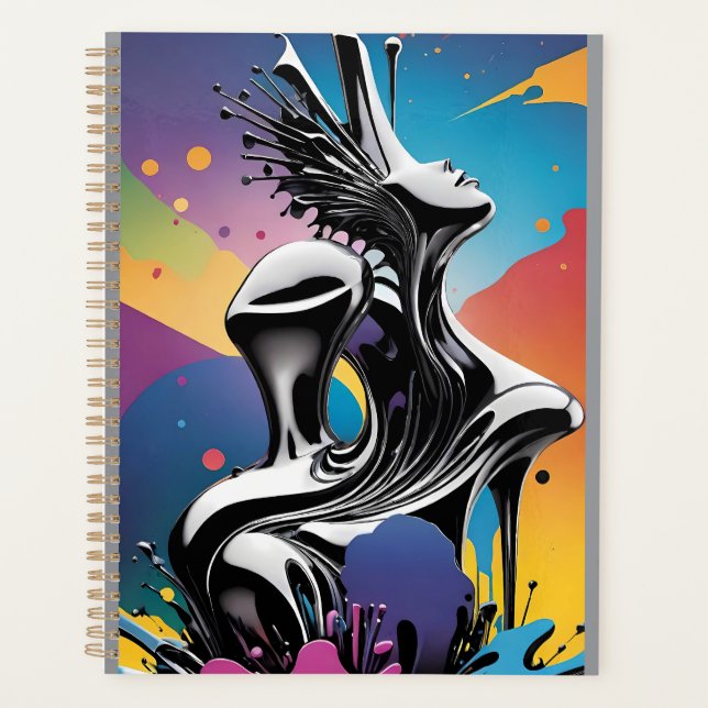 Agenda Matriz de Freak - Arte Surreal do Ken Gage (Frente)