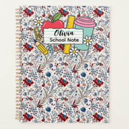 Agenda meadow floral Back to School Supplies Teachers